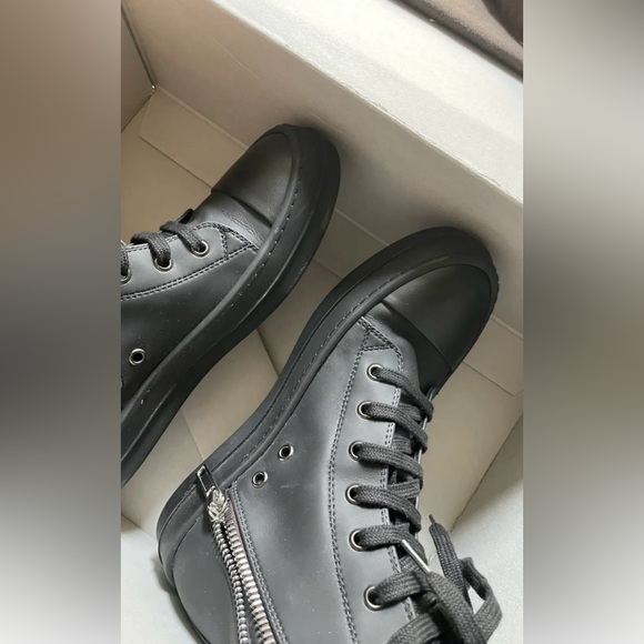 Authentic Rick Owen’s DRKSHDW Twill High Sneaker (Alta Gomma) - Picture 3 of 9